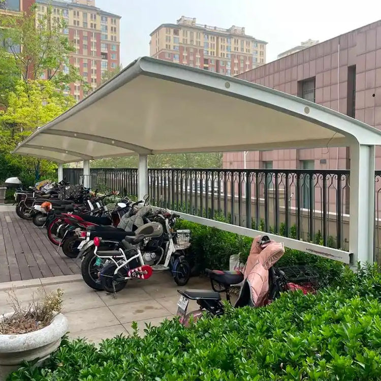 辽源膜结构电动车棚